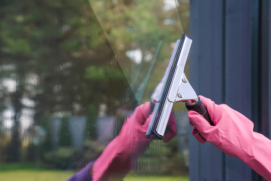 Commercial window cleaning by Impact Commercial Cleaning Services LLC
